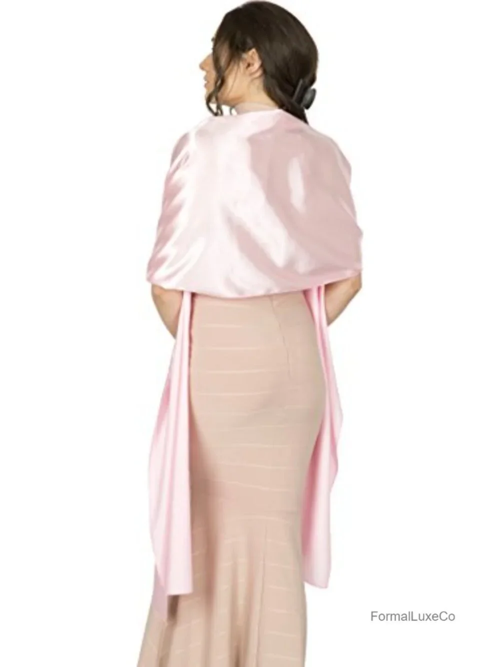 Satin Shawl Wrap Wedding Bridesmaid Scarf